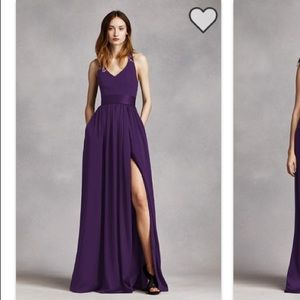 Vera Wang Amethyst evening gown